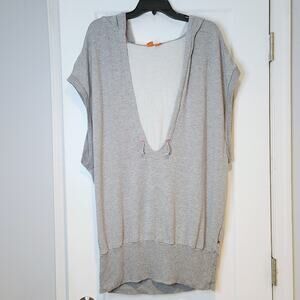 Hugo Boss Orange Label Sleeveless Hooded Tunic Top Size M